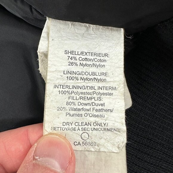 Moose Knuckles Black Bomber Jacket Men’s Size S - Picture 9 of 15